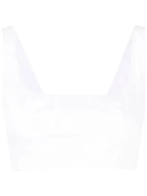 STAUD Wells 方领短背心 - Farfetch | Farfetch (CN)