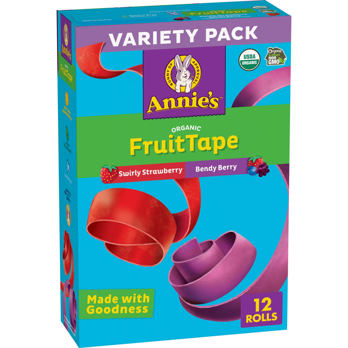Annie's Organic Fruit Tape Variety Pack Fruit Snacks - 9oz/12ct | Target