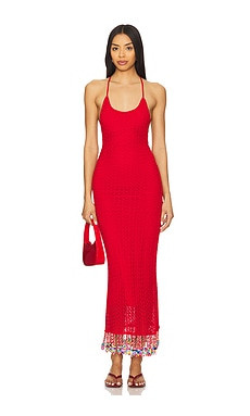 Capittana Ali Beads Dress in Red from Revolve.com | Revolve Clothing (Global)