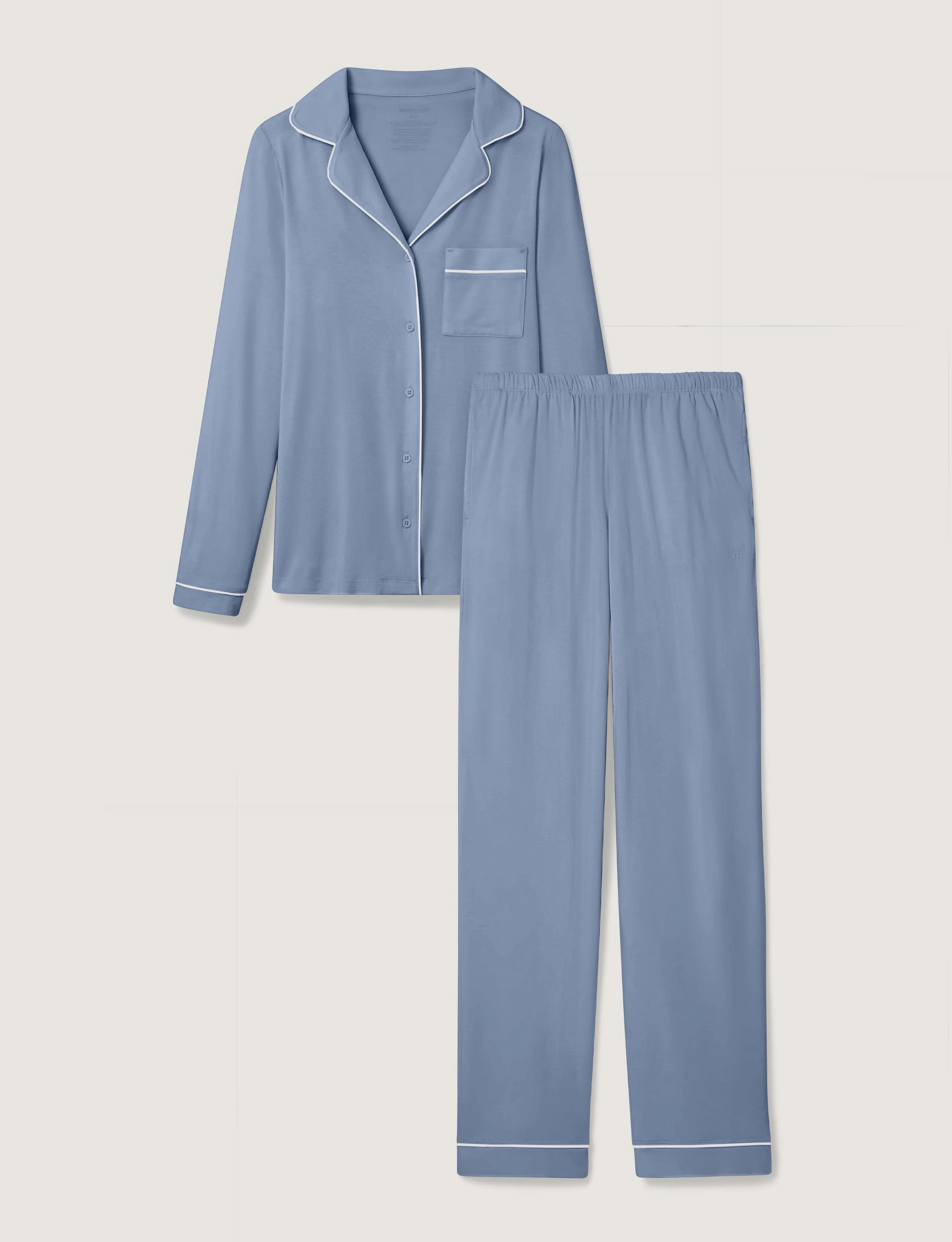 Women's Downtime Long Sleeve Pajama Top & Pant Set | Tommy John