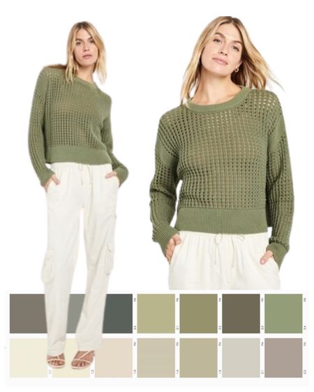  #softautumn color open-stitch sweater from Old Navy! 🤩

(Color matched a tank top in this “bare ground” color in person)

#LTKfindsunder50