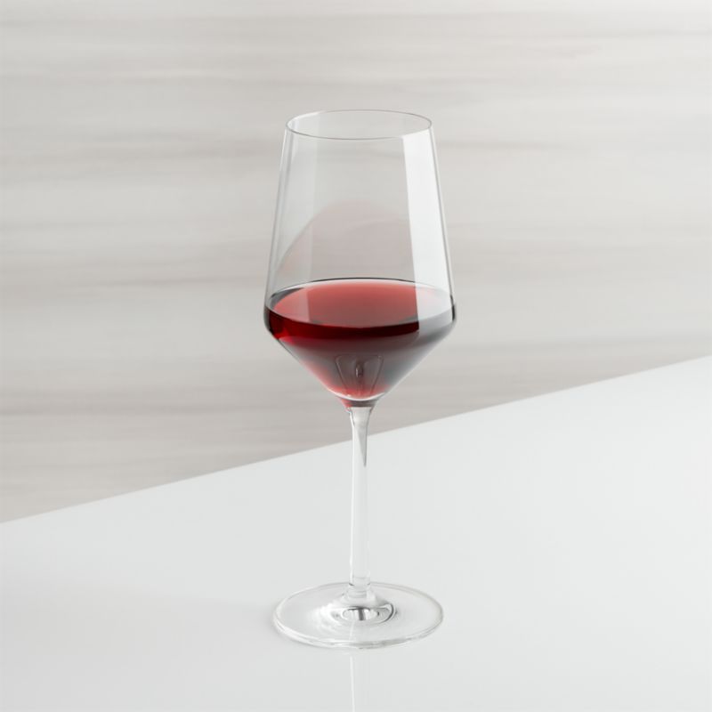 Tour 18-oz Red Wine Glass + Reviews | Crate and Barrel | Crate & Barrel
