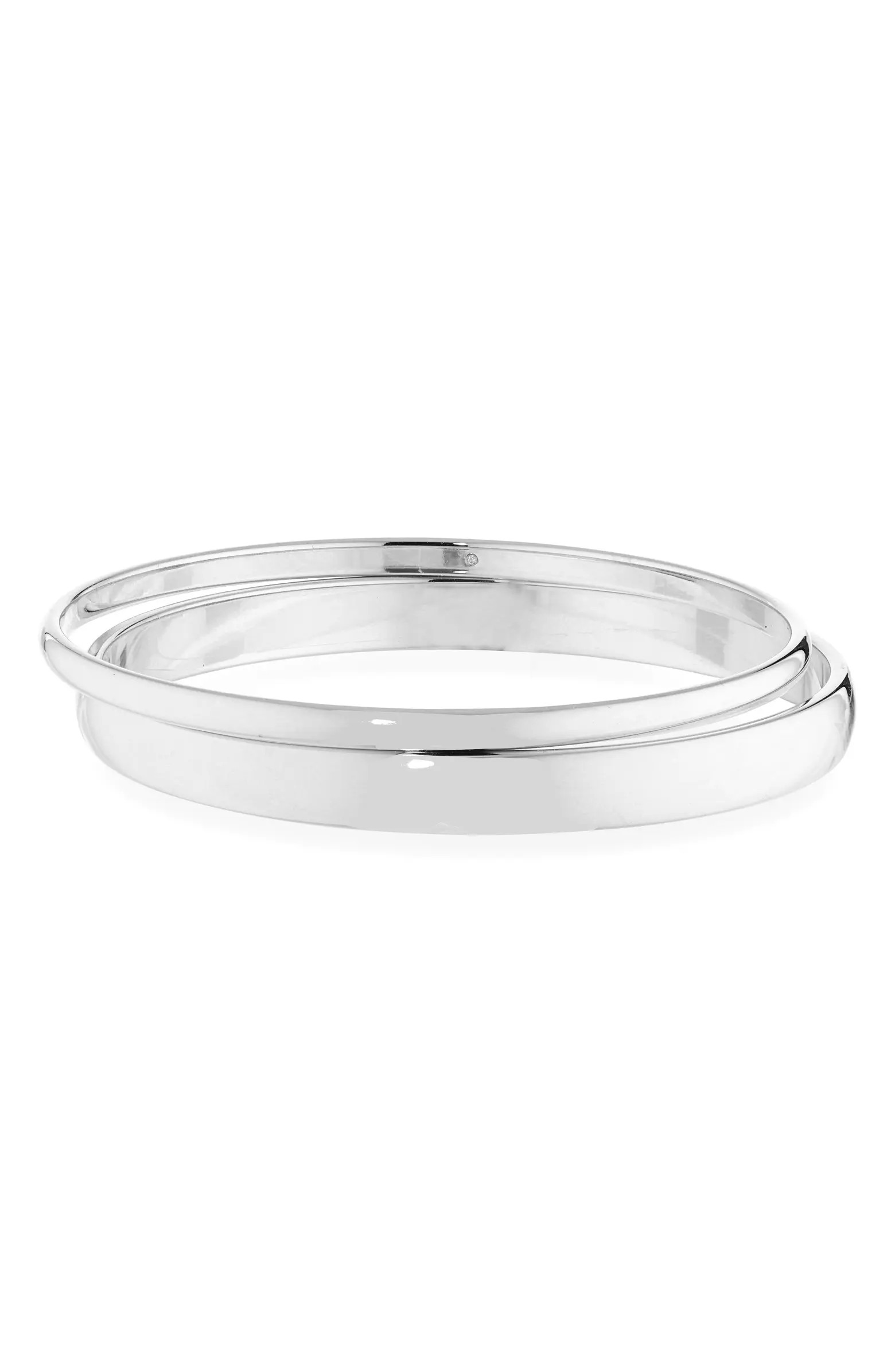 Nordstrom Set of 2 Demi Fine Bangle Bracelets | Nordstrom | Nordstrom