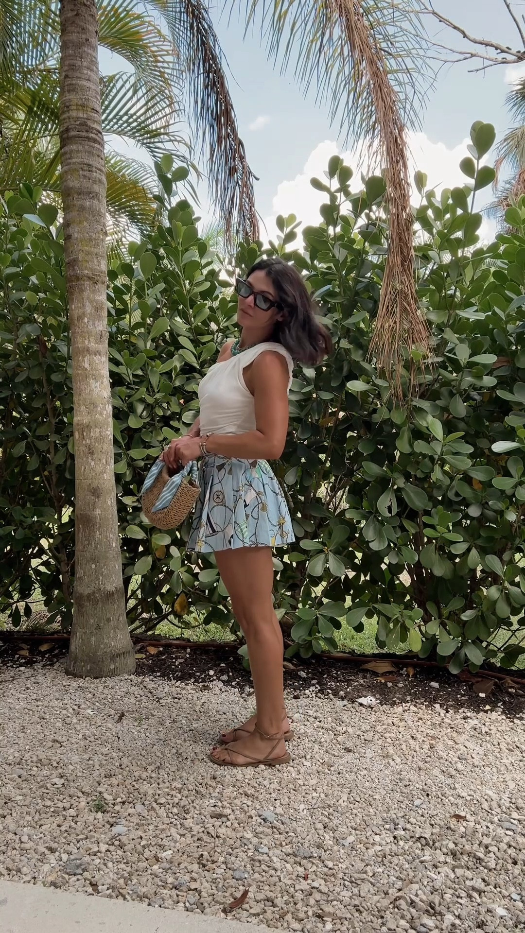 Summer outfit. Spring break  outfit. Wearing size 2 in the skort. The shorts under are also printed!!! 

#LTKdayinmylife #LTKootd #LTKmomlife