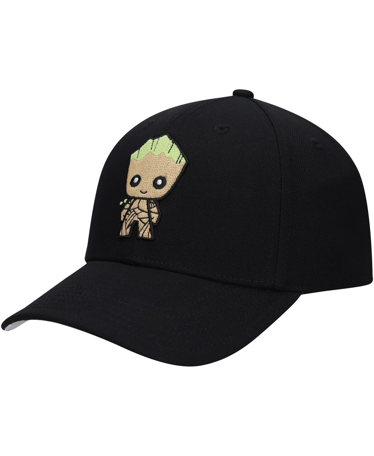 Lids Big Boys and Girls Black Guardians of the Galaxy Groot Chibi Adjustable Hat - Black | Macy's