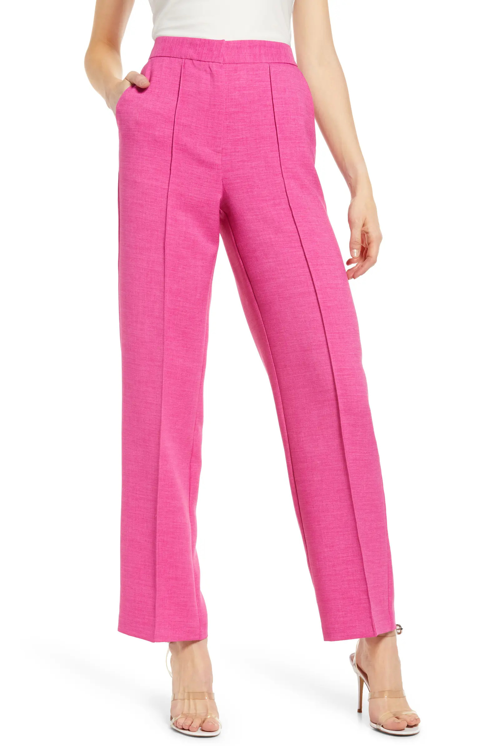 Seamed Straight Leg Trousers | Nordstrom