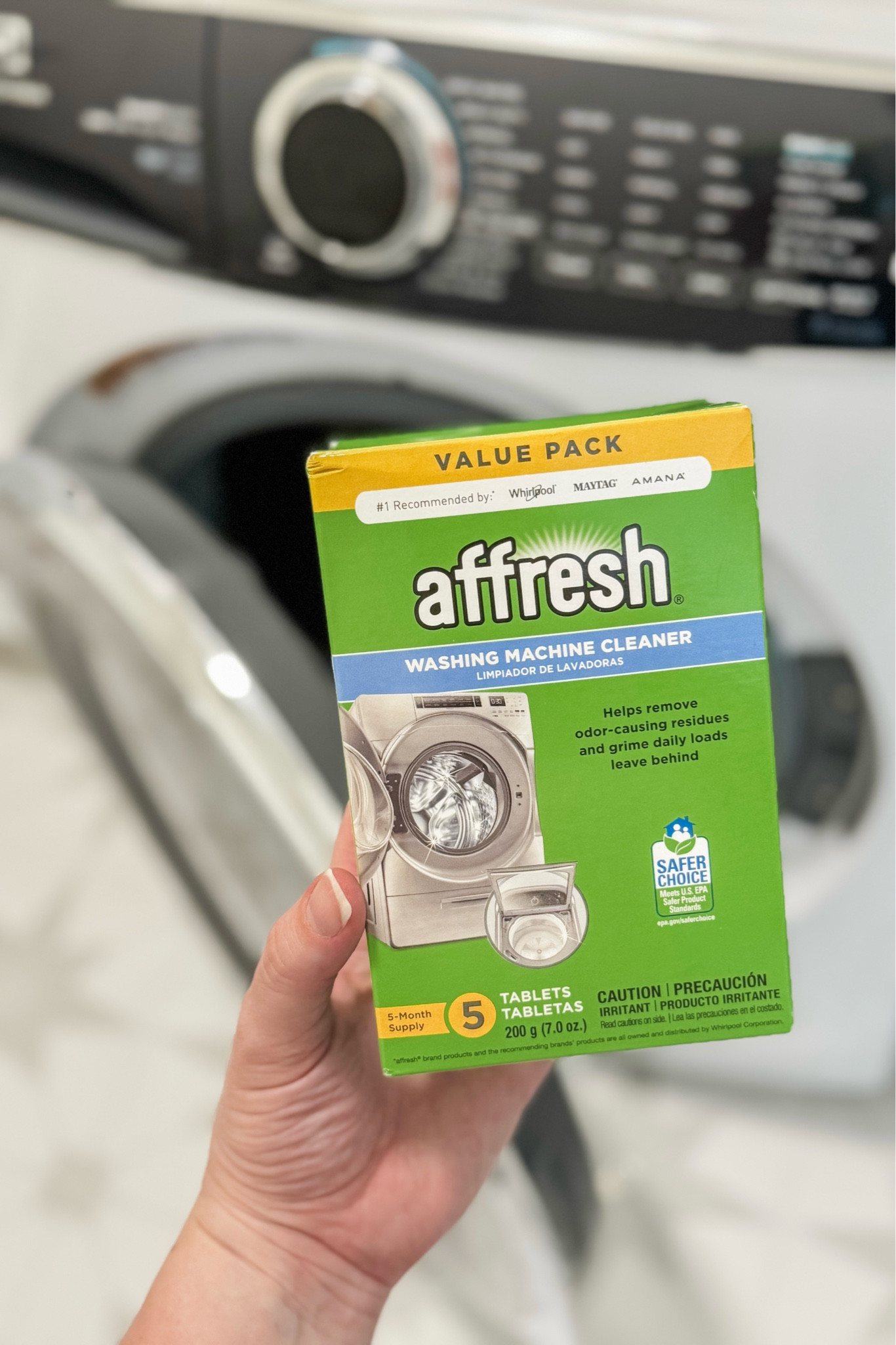 Not a very “sexy” post, but definitely worth sharing! Keep your washing machine fresh by using these tabs and “Self Clean” mode once a month! 

* We also prop the front loading door open when not in use to help mitigate odors and mold growth.

#LTKHome