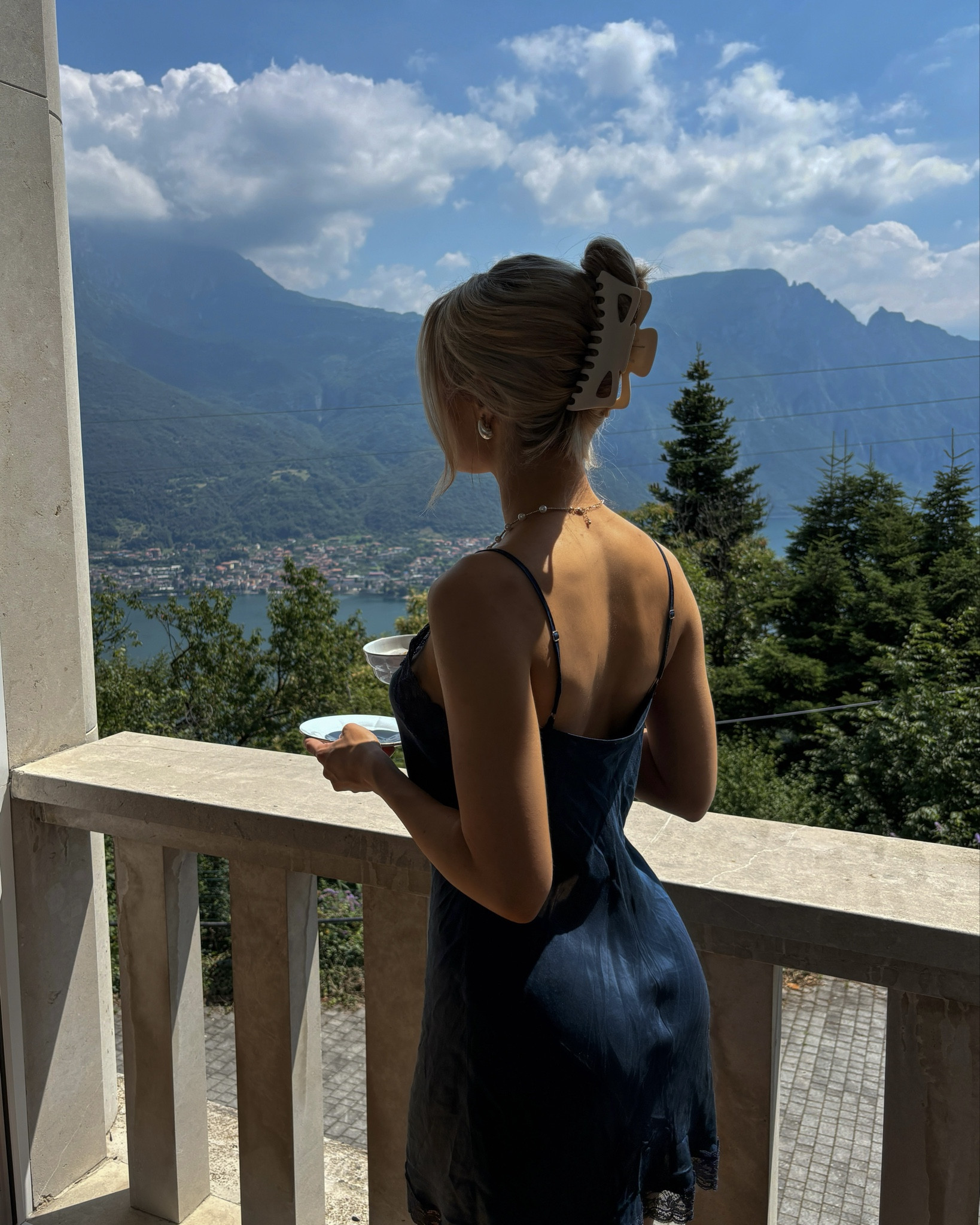 Luxurious slow mornings in silk slip dresses and pearl jewelry. 
Old money nightgown for euro summer vacation in Italy. 
Pearl Necklace and chunky earrings both from H&M.

#LTKFindsUnder100 #LTKSeasonal
