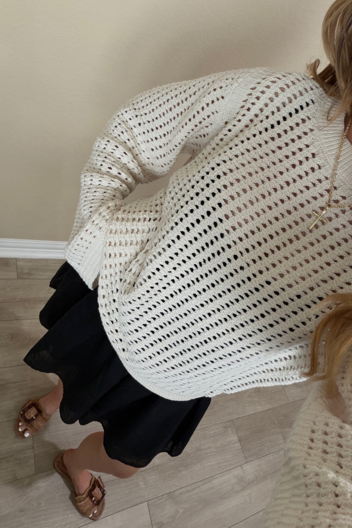 sweater: medium // dress: xxs