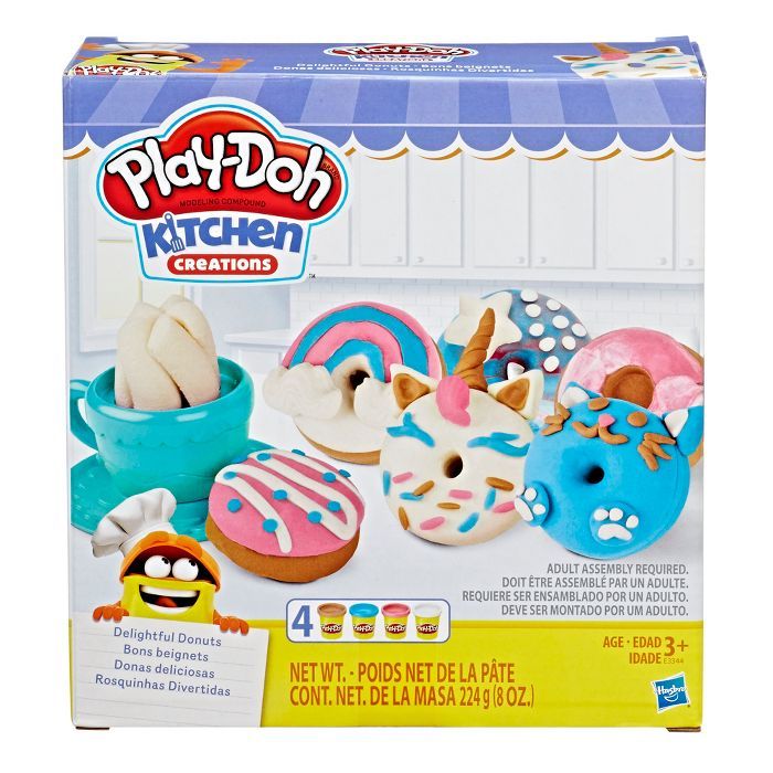 Play-Doh Kitchen Creations Delightful Donuts Set with 4 Colors | Target