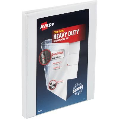 Avery View Binder Heavy-duty Slant Ring 1/2" Cap Letter-size WE 79767 | Target