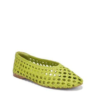Sam Edelman Women's Shira Slip On Flat Sandal, Green, 7.5M | Belk