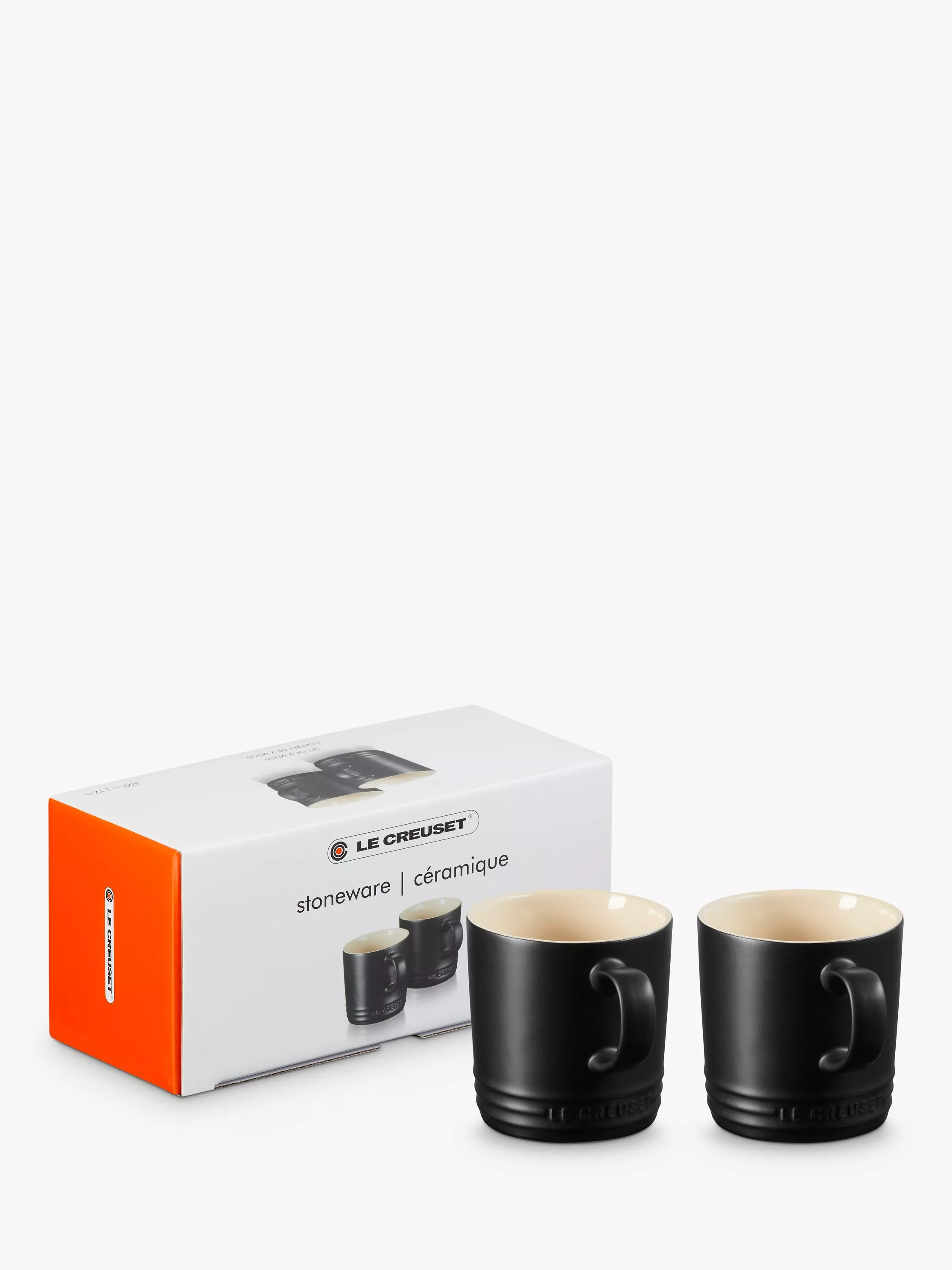 Le Creuset Stoneware Mugs, 350ml, Set of 2 | John Lewis (UK)