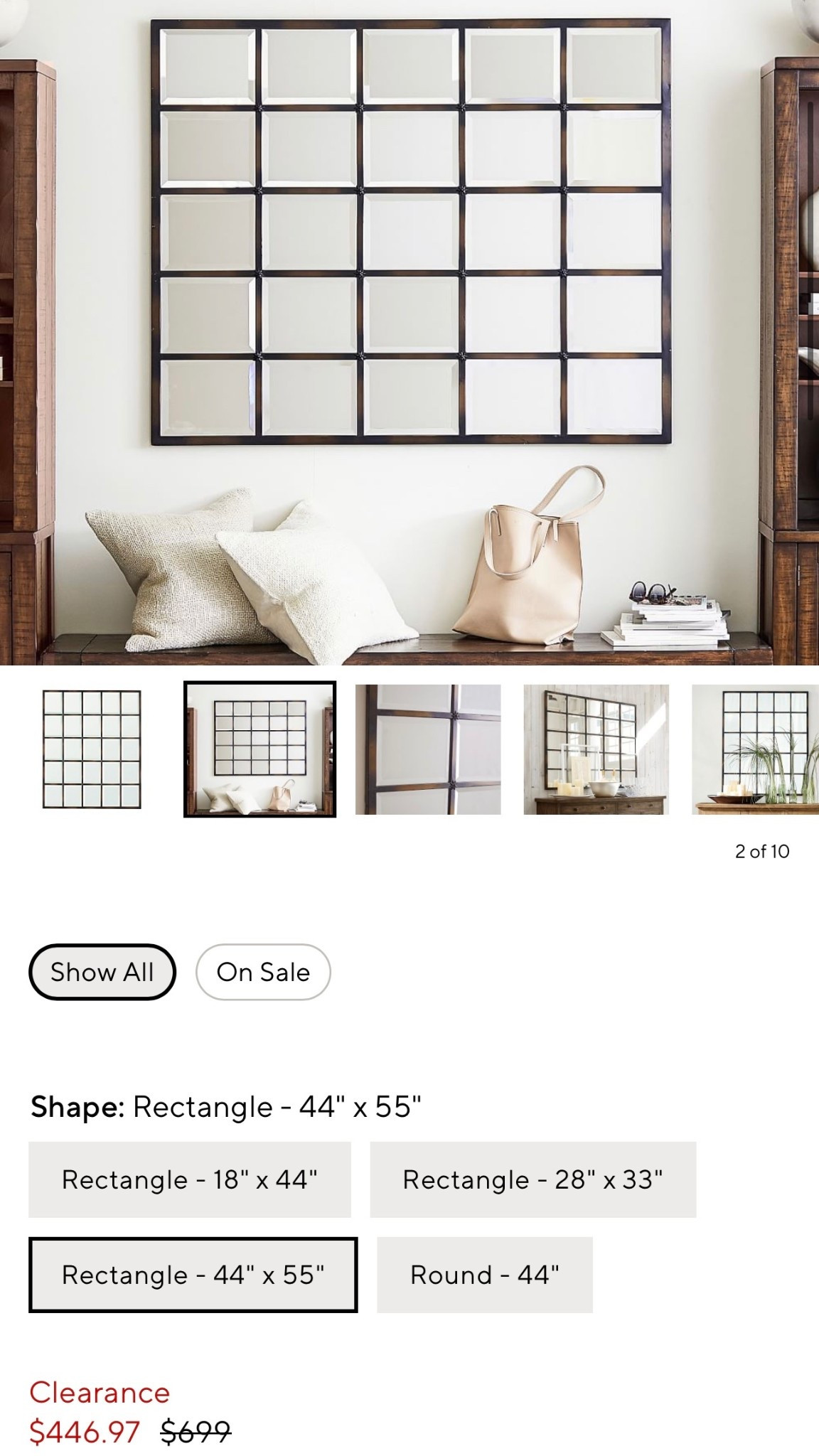 My dream mirror is ON SALE today! I’ve been eyeing this mirror for weeks but the price was never sitting right with me. Checked today and BAM!! On sale for $252 off! Ruuuunn, do not walk!! 

#LTKSaleAlert #LTKSeasonal #LTKHome