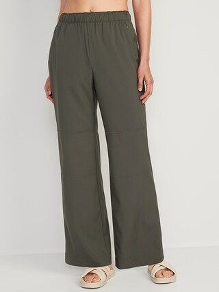 High-Waisted Stretch-Tech Wide-Leg Pants for Women | Old Navy (US)