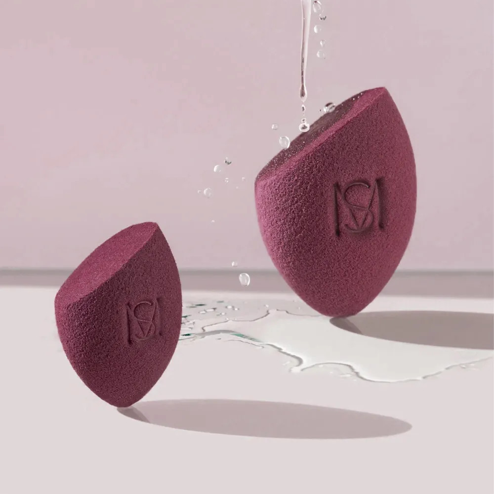 Esponja de Maquiagem Océane Mariana Saad Flat Blend Vinho | Amobeleza (BR)