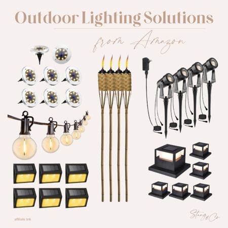 Outdoor lighting solutions from Amazon!

Tiki torch lights, led outdoor lights, solar ground lights, deck lights, string lights 

#LTKfindsunder50 #LTKSeasonal #LTKhome