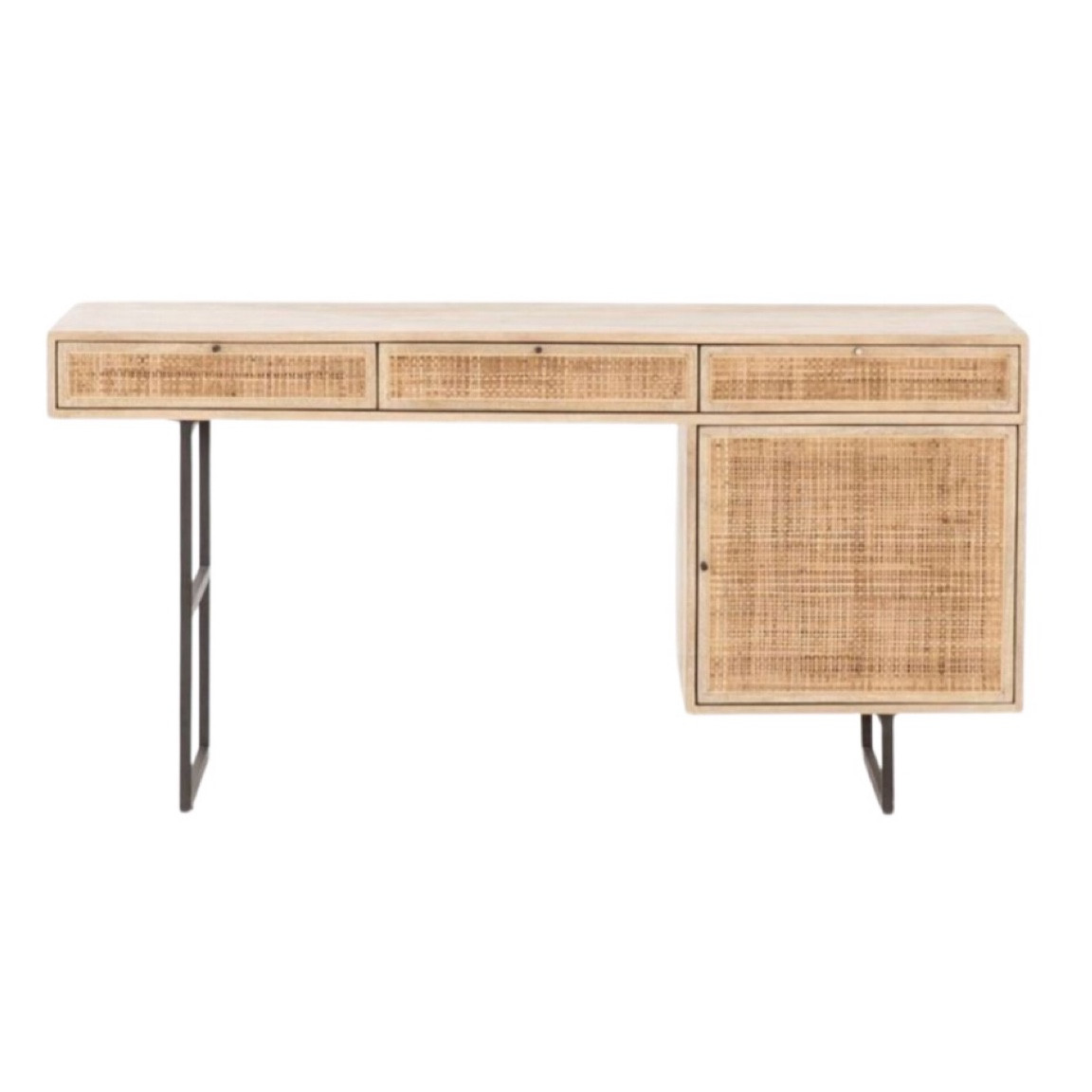 A favorite modern + coastal desk — the Dolores Cane Desk  

#LTKhome #LTKstyletip