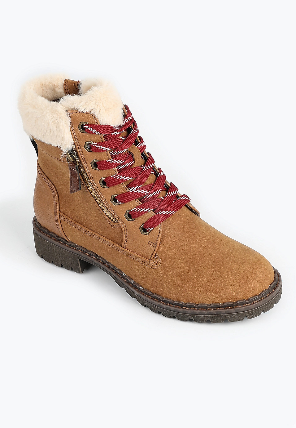 Parker Faux Fur Collar Hiker Boot | Maurices