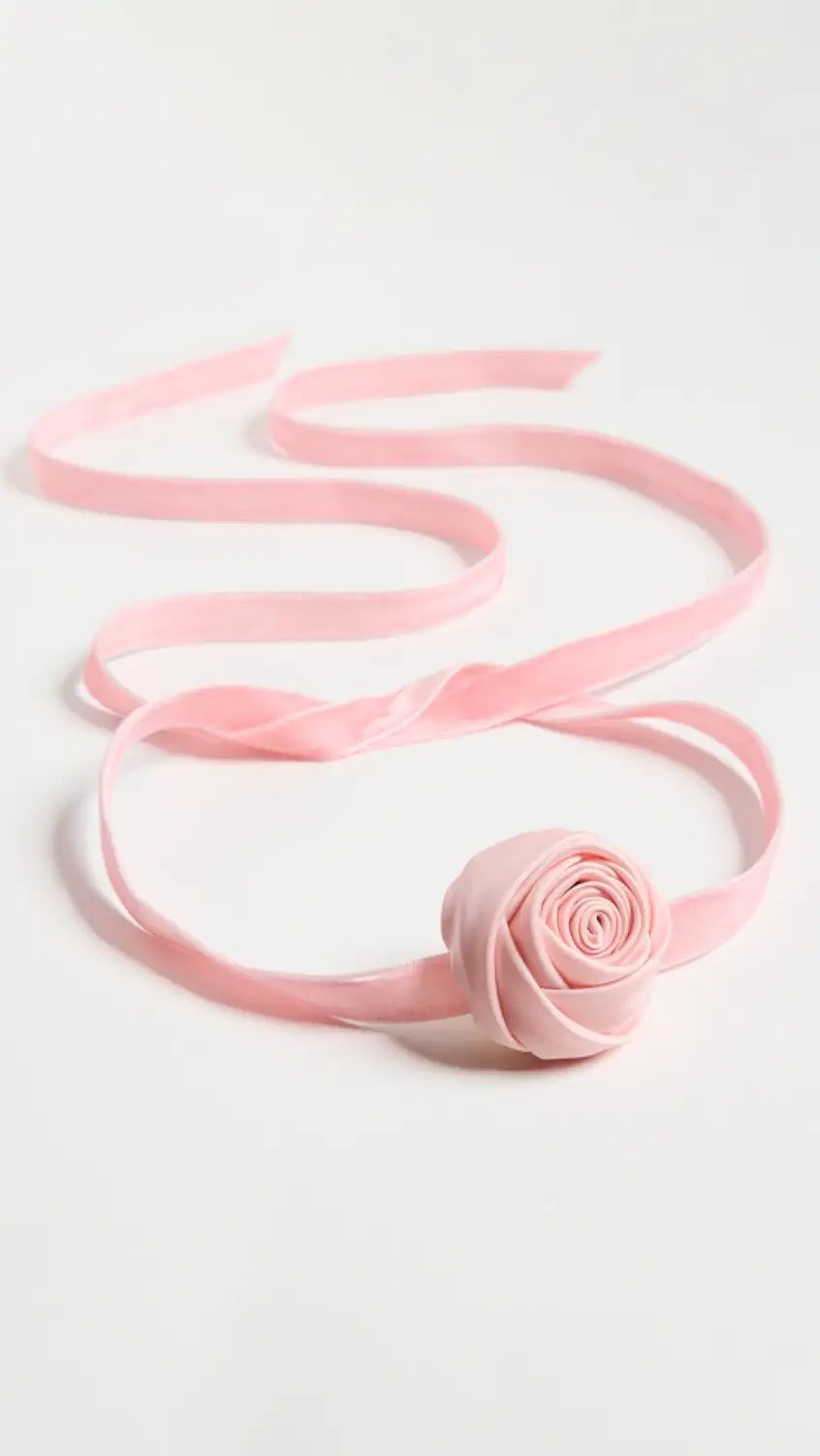 Silk Rosette Ribbon Choker | Shopbop