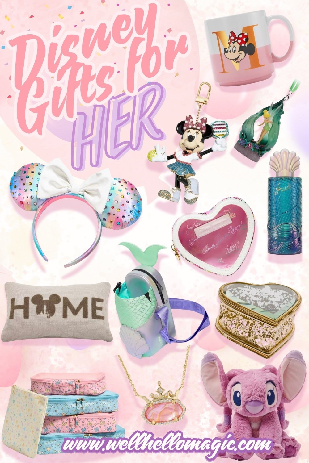 🚨Help! My Disney bestie’s birthday is coming up and I don’t know what to get her! 😱⁉️👸
🫂🎁Take a deep breath…Well Hello Magic has got you covered! Shop with us for our best picks on Disney gifts for the gals in your life! 😗💝

#LTKStyleTip #LTKBeauty #LTKTravel