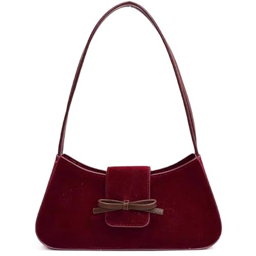 GETERUUV Shoulder Bag Red Purse for Women Trendy Shoulder Purse Coquette Bow Purse Y2k Small Shoulder Bag Mini Clutch Purse | Amazon (US)