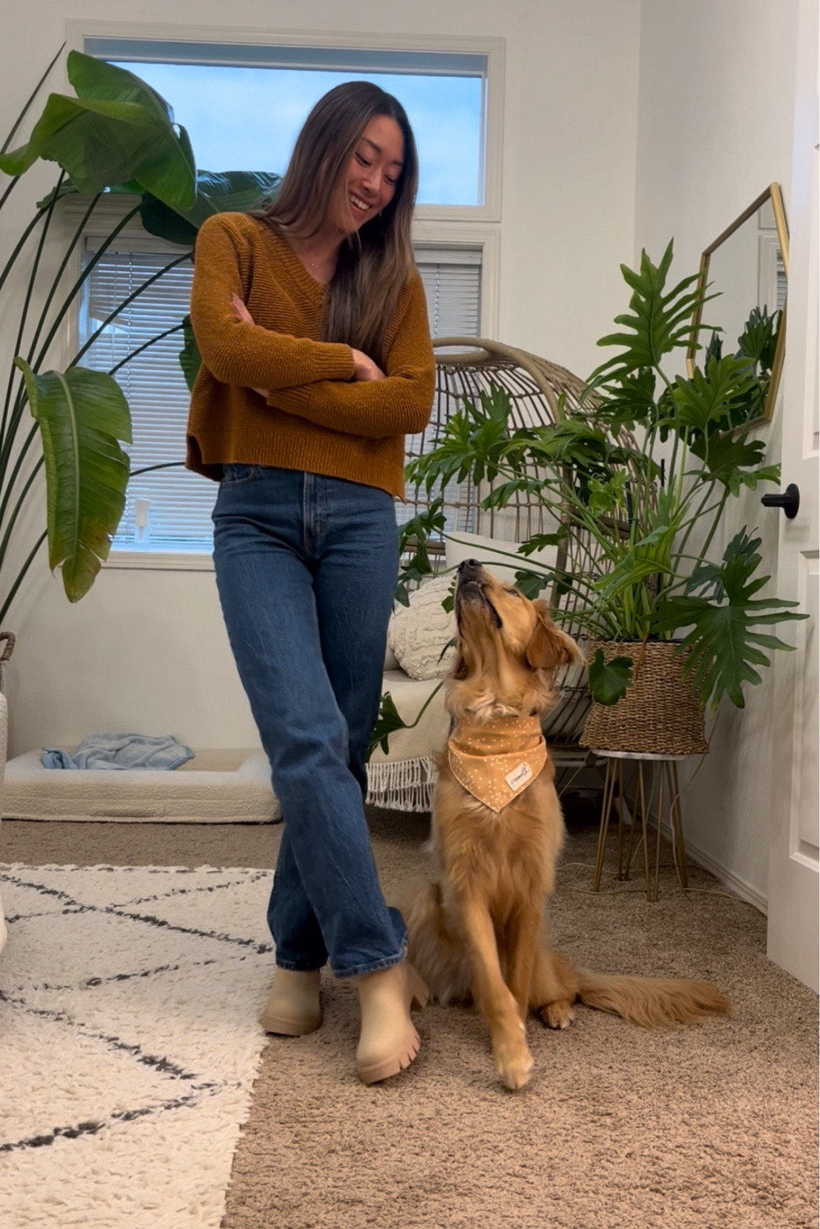 Matchy fall outfits 🍁🍂🐶