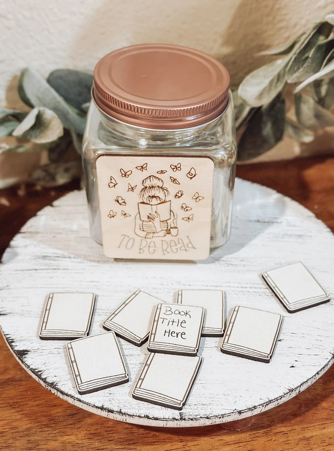 To Be Read Jar- Reading List-books- Gift for Her- Book Enthusiast - Etsy | Etsy (US)