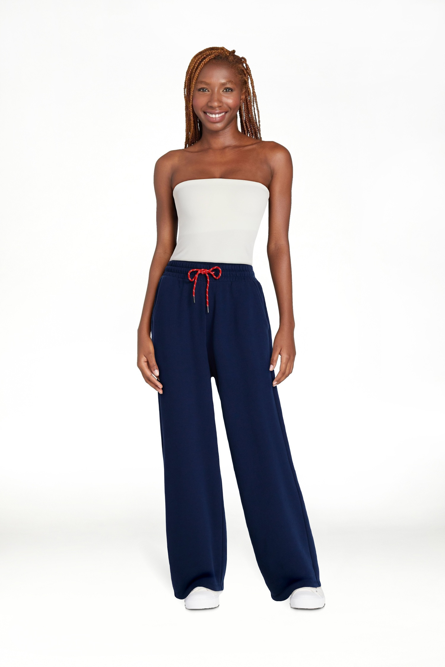 Athletic Works Women's Wide Leg Fleece Pants, 30'' Inseam, Sizes XS-XXXL | Walmart (US)