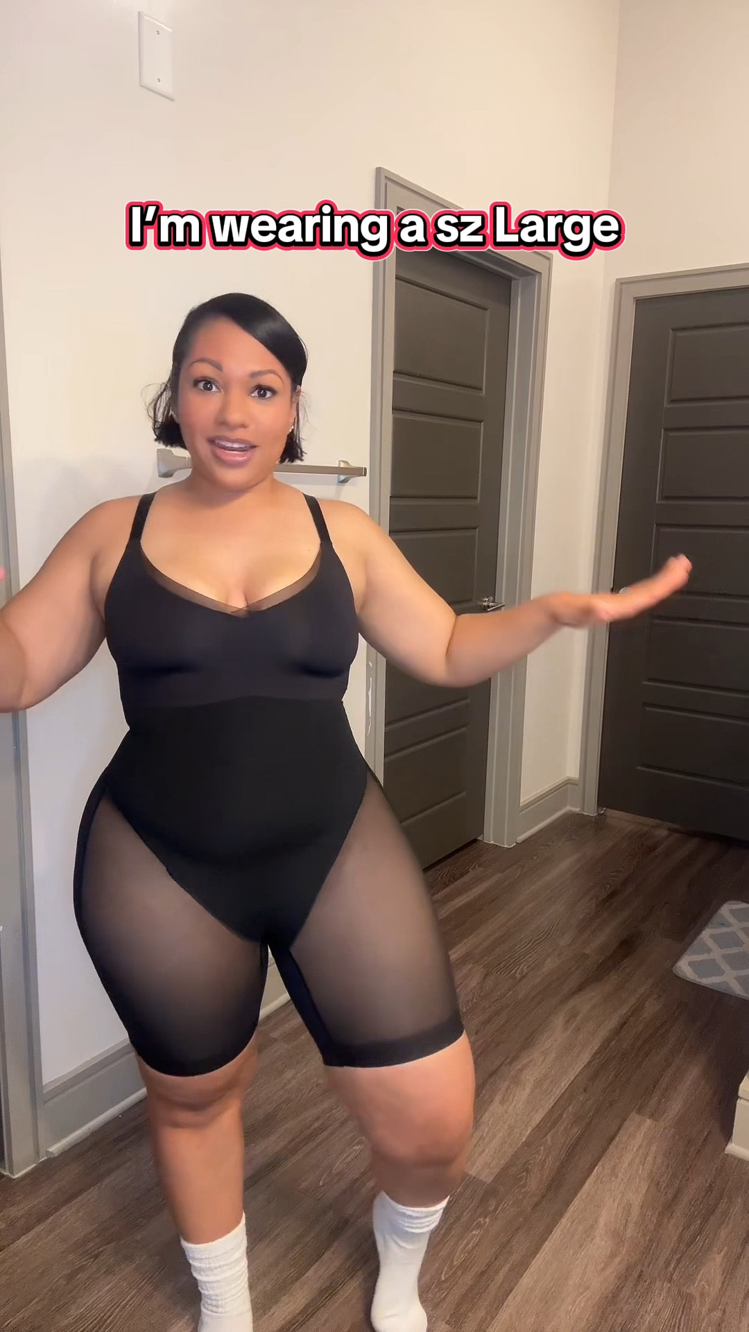 Product description: BOOT-YEAH MeshSmooth Butt-Lifting Bodysuit

#shapellofficial #shapellxreview #shapewear #bodysuit #midsize #midsizefashion #midsizeblogger 

I’m wearing a size Large

#LTKMidsize #LTKStyleTip #LTKFindsUnder100