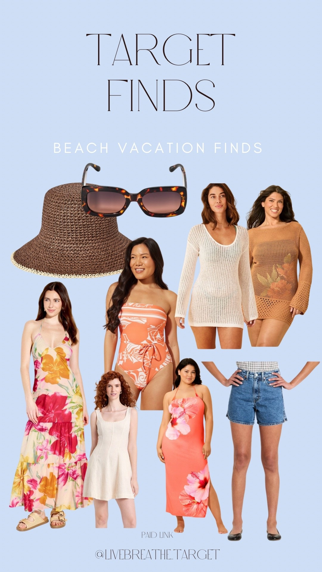 Beach Vacation Outfit Inspo! #swim #coverup #beachattire 

#LTKmomlife #LTKSwim #LTKTravel