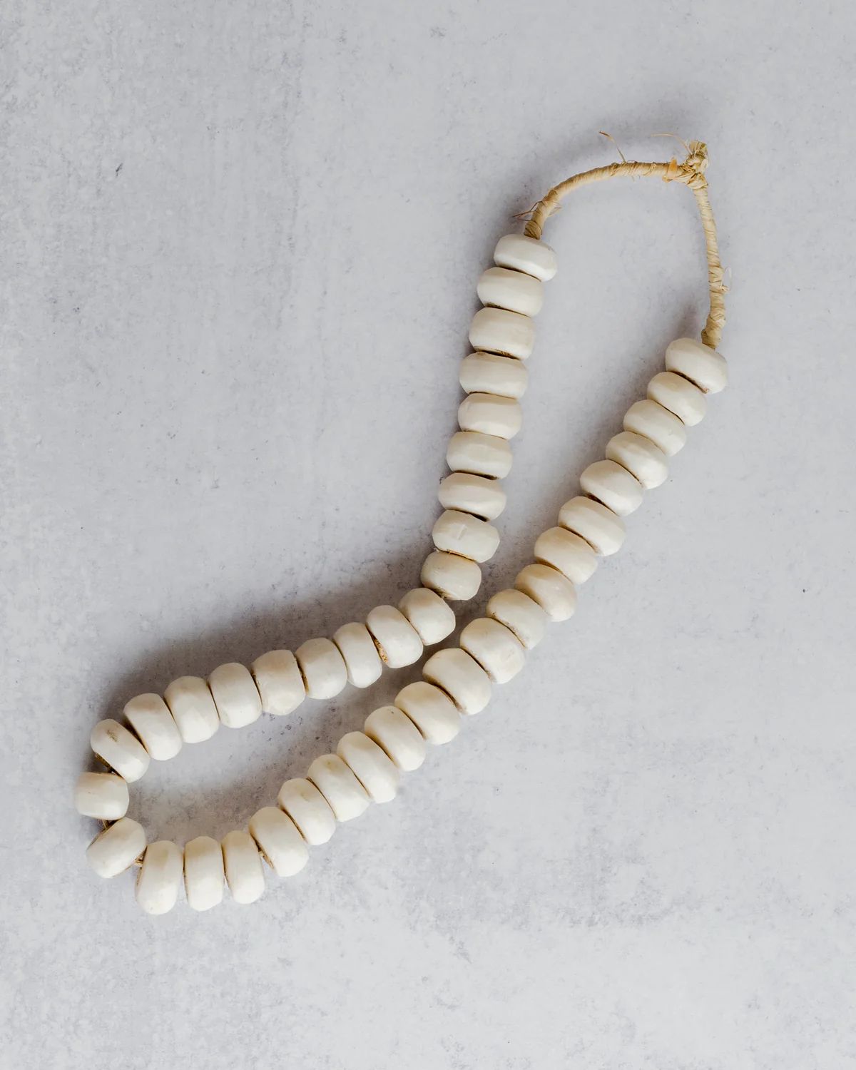 White Bone Beads | Mitch Allen Interiors
