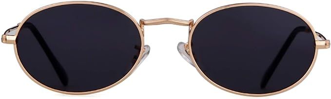 Oval Sunglasses Vintage Retro Sunglasses Designer Glasses for Women Men | Amazon (US)
