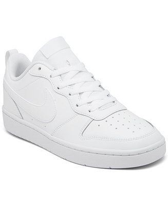 Nike Big Kids Court Borough Low 2 Casual Sneakers from Finish Line - Macy's | Macys (US)