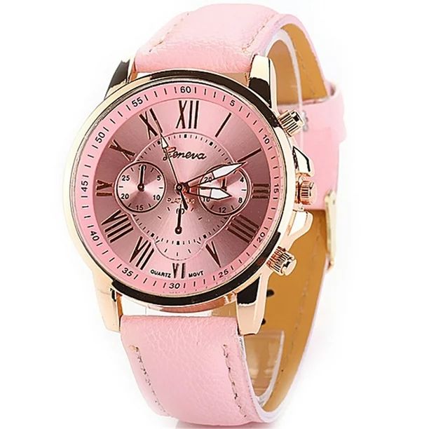 Stylish Women Quartz Watches PU Leather Casual Wristwatch for Ladies Lady Watches Elegance Wristw... | Walmart (US)