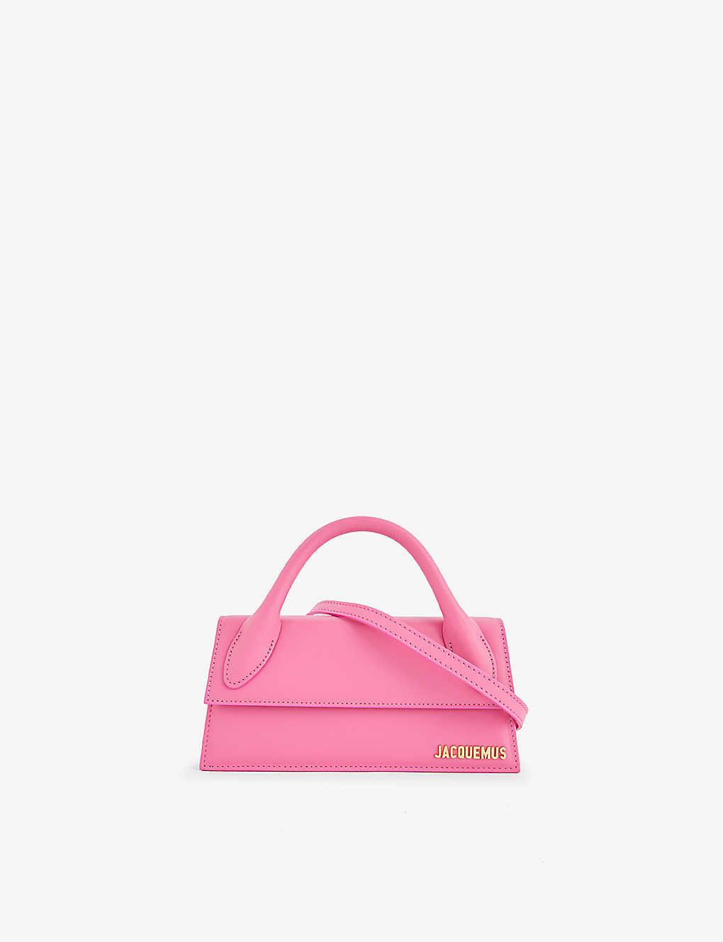 Le Chiquito Long leather top handle bag | Selfridges