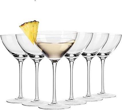 KROSNO Martini Cocktail Glasses | Set of 6 | 8.3 oz | Harmony Collection | Perfect for Home, Rest... | Amazon (US)