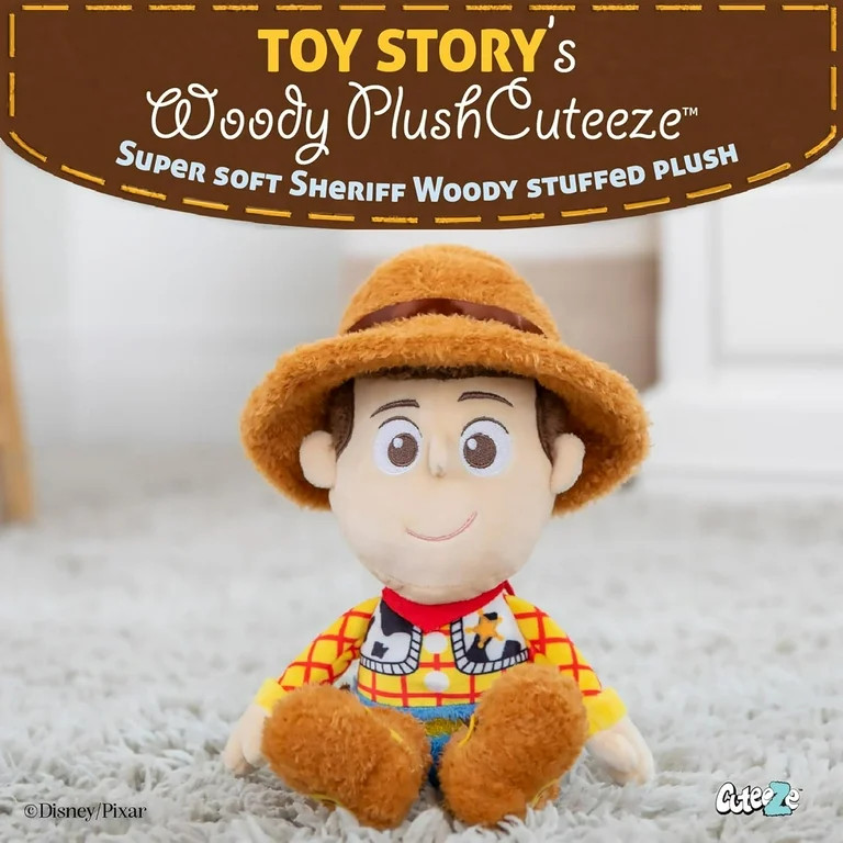 KIDS PREFERRED Disney Pixar Toy Story Woody Toy 12 Inch Size Cuteeze Extra Soft Plush Stuffed Ani... | Walmart (US)