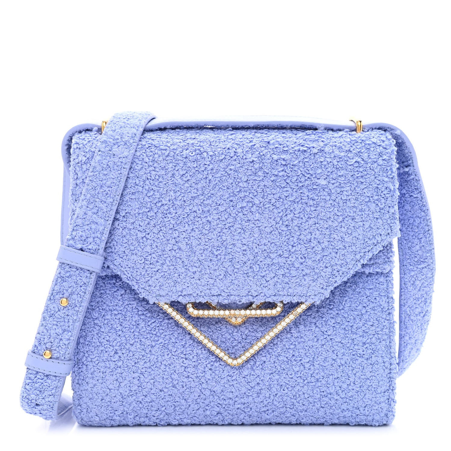 Boucle Clip Bag Periwinkle | FASHIONPHILE (US)
