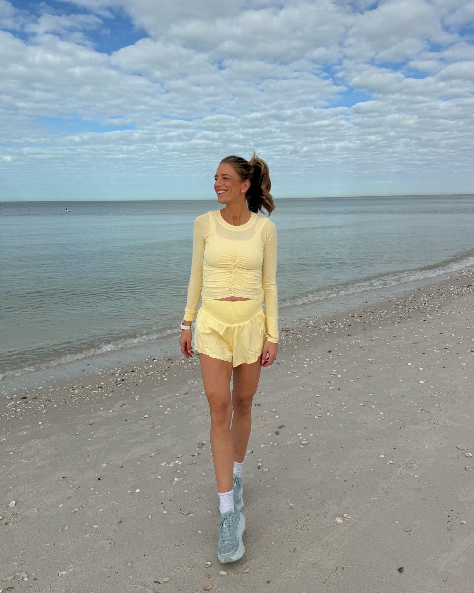 Wore two of my favorite activewear tops and bottoms during my walk this morning. Wearing my usual medium in both top and bottoms. These fp movement shorts are super bump friendly and have so much stretch I don’t need to size up and arent restricting 





Free people, activewear, running gear, running shorts, running shoes, hoka shoes

#LTKfitnessgoals #LTKmorningroutine #LTKActive