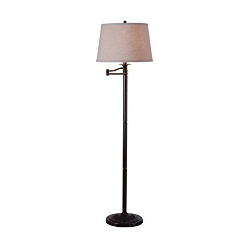 Kenroy Home 32215CBZ Riverside Swing Arm Floor Lamp with Copper Bronze Finish, Classic Style, 59" He | Amazon (US)