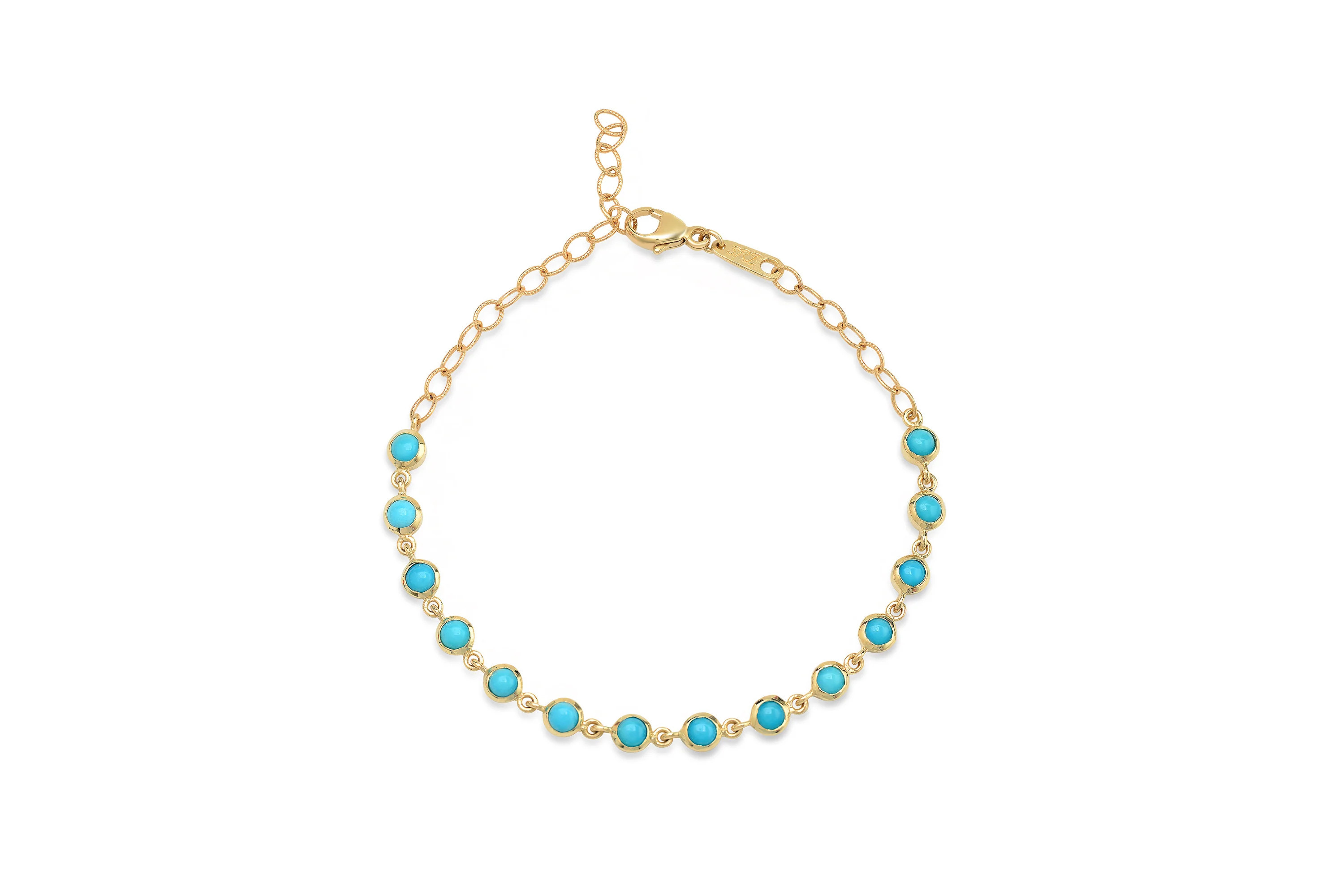 Turquoise Bezel Bracelet | Shylee Rose Jewelry