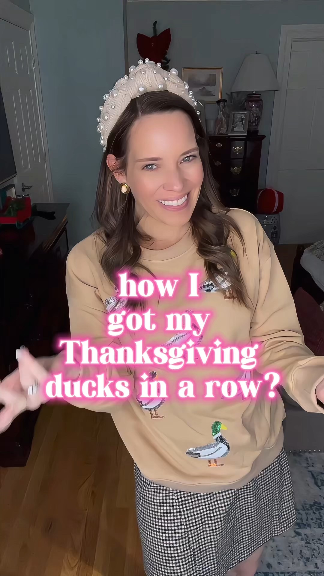 Thanksgiving Duck Sweater Outfit 🦆🤎🍂

This adorable sequin duck sweater is my exact Dear-Lover top, but I linked the closest Amazon sequin styles so you can get the same fun statement look! I paired it with a classic Old Navy wrap-front mini skirt and my cozy neutral knee-high boots for the sweetest Thanksgiving outfit idea. It’s comfy, a little quirky, and still totally polished for family photos, hosting, or a casual holiday get-together. Add a pearl headband and gold earrings to finish the look! 🤍✨

🦆✨ Thanksgiving outfit • holiday outfit idea • sequin sweater • fall fashion finds • knee-high boots • neutral boots • mini skirt outfit • cozy fall sweater • preppy fall style • pearl headband • affordable holiday outfit • statement sweater style • cute Thanksgiving look

#LTKShoeCrush #LTKFindsUnder50 #LTKHoliday

#LTKFindsUnder50 #LTKOver40 #LTKHoliday