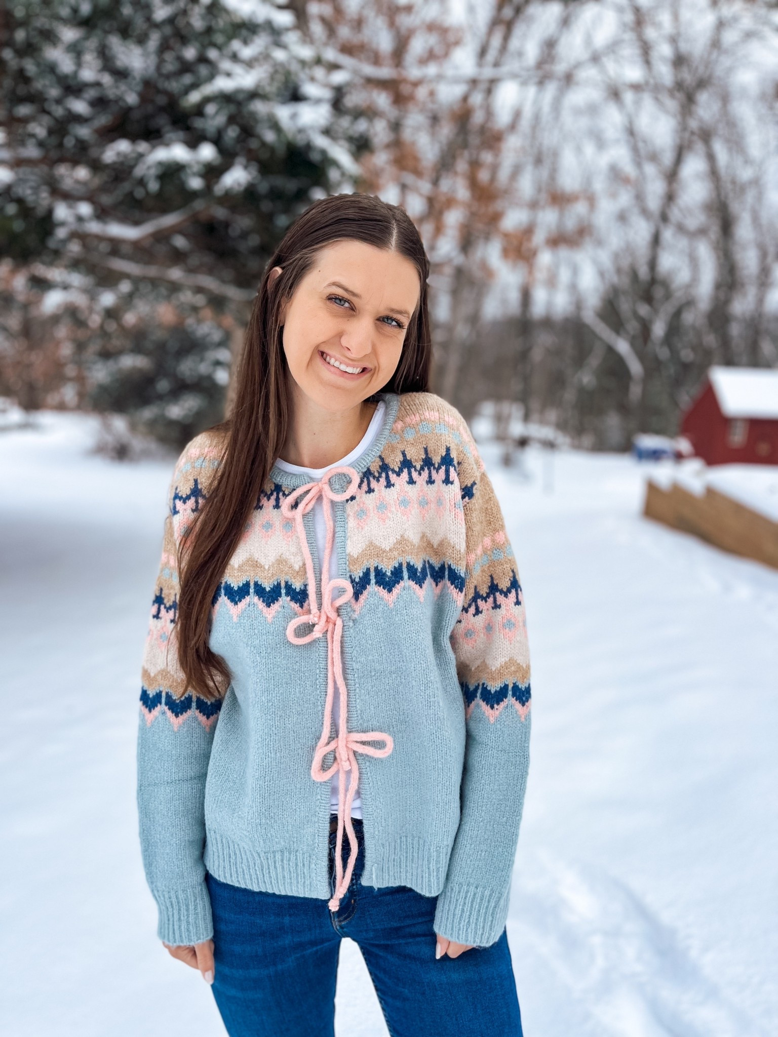 Cozy winter cardigan, winter sweater, warm winter sweater. snow day outfit. winter outfit. warm winter outfit. This sweater is currently 40% off! 

#LTKSaleAlert #LTKootd #LTKSeasonal