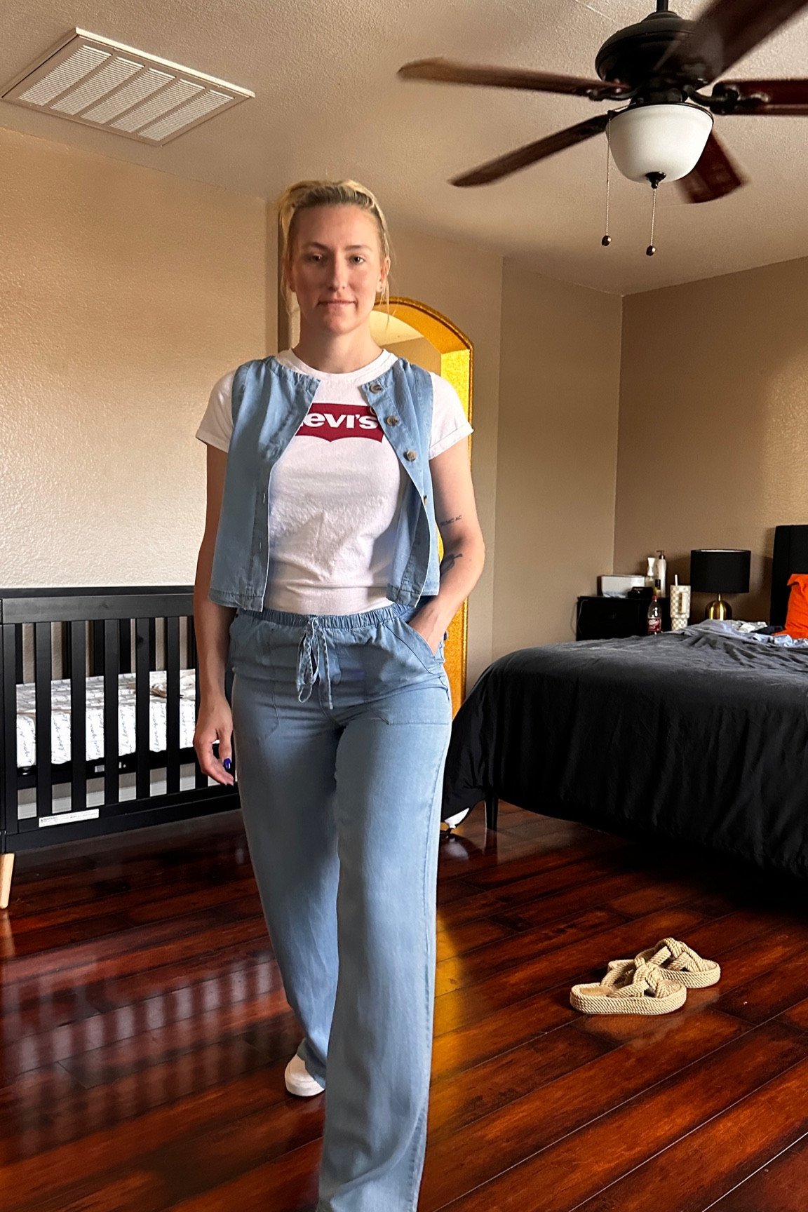 styling a Vici Collection two piece set as a vest and tshirt outfit comboo

#LTKStyleTip