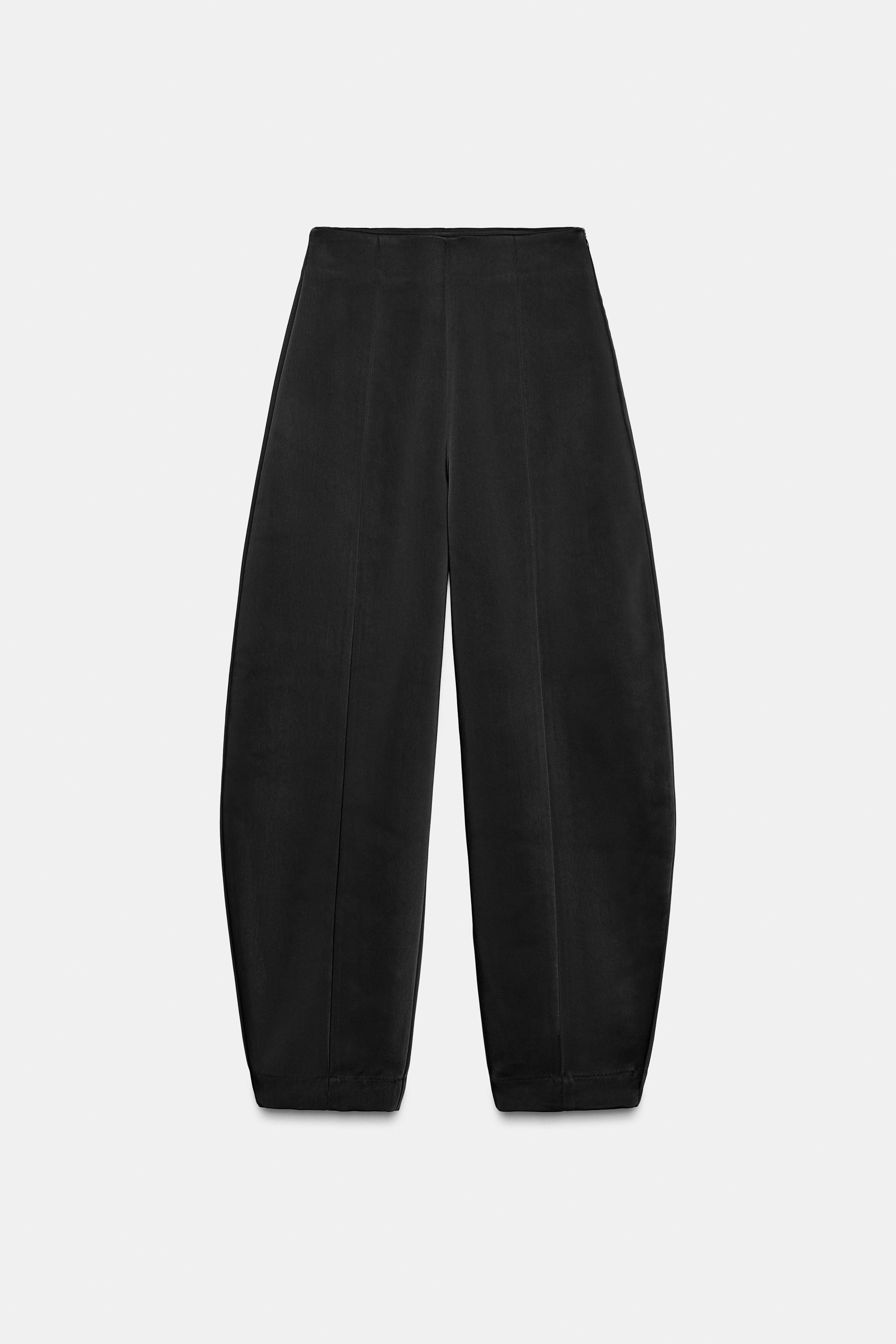 SATIN EFFECT BALLOON PANTS | Zara US