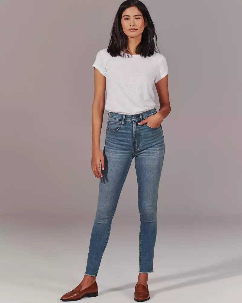 Ultra High Rise Super Skinny Jeans | Abercrombie & Fitch (US)