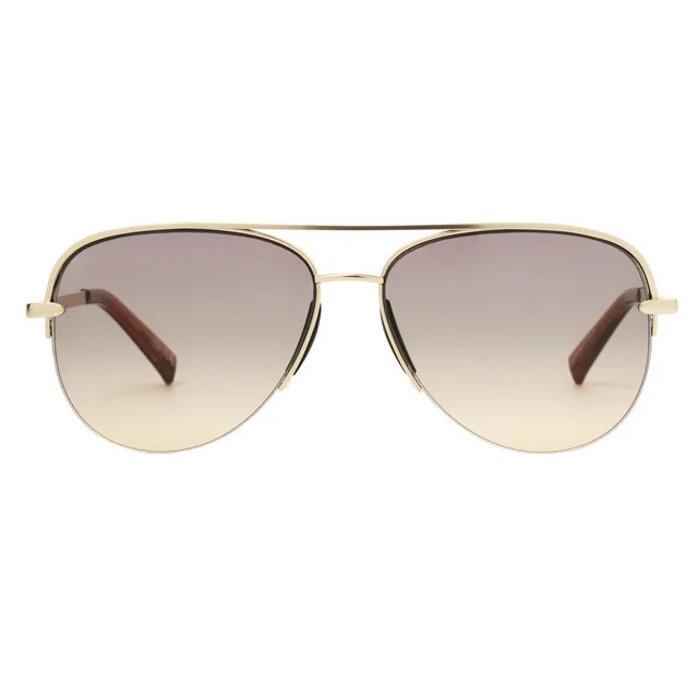 Foster Grant Women's Aviator Fashion Sunglasses Gold - Walmart.com | Walmart (US)