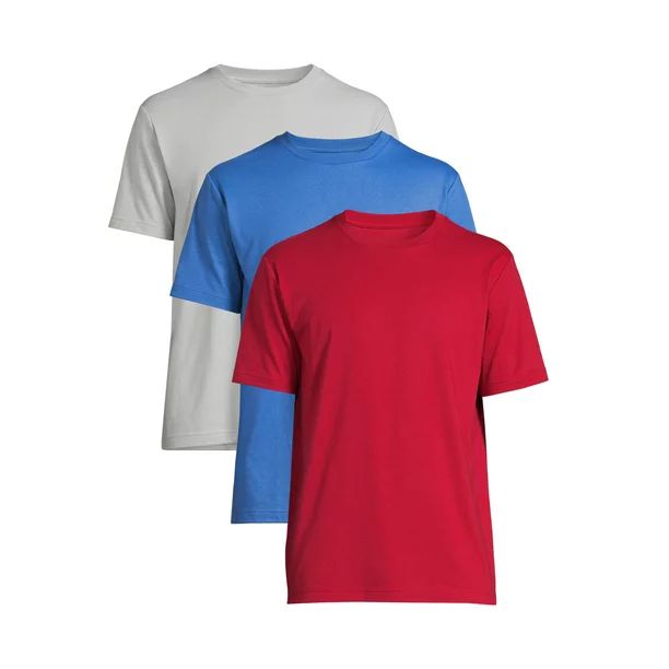 George Men`s Crew Neck Ss Tee 3-pack - Walmart.com | Walmart (US)