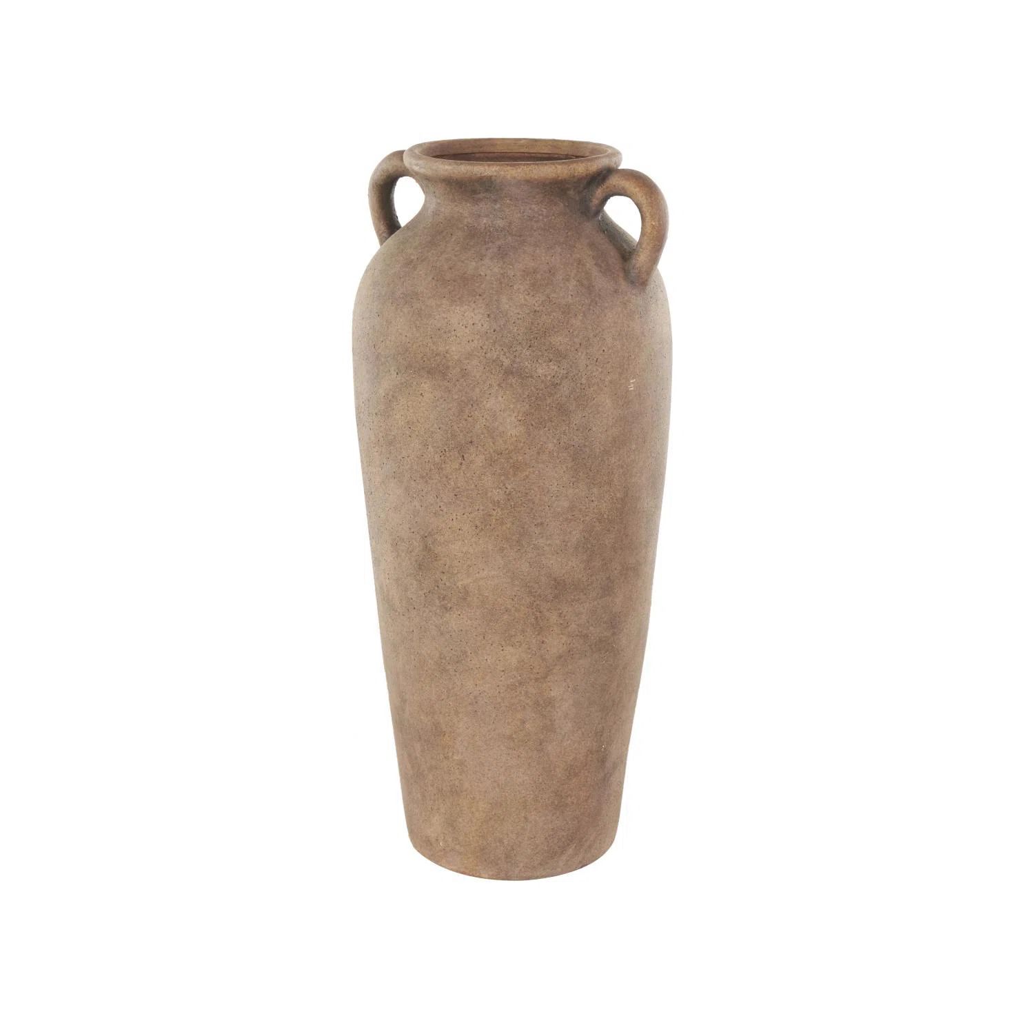 Birch Lane™ Ceramic Antique Style Textured Vase With Shadings And Handles | Wayfair | Wayfair North America